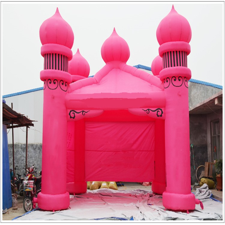 临泽粉色帐篷